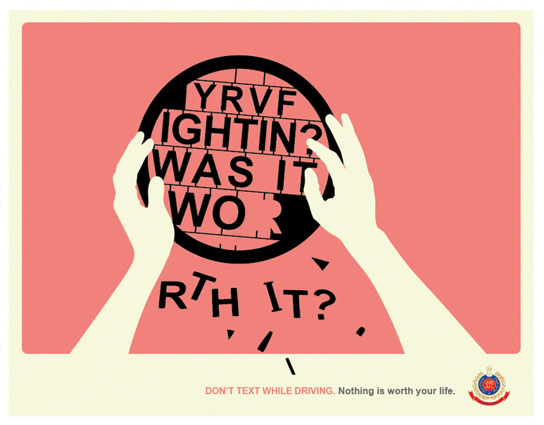 Don't text while driving